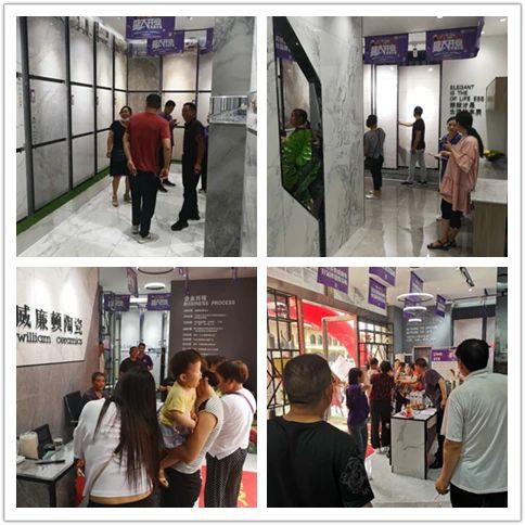 威廉頓陶瓷長(zhǎng)垣店在萬(wàn)眾期待中盛大開業(yè)了!