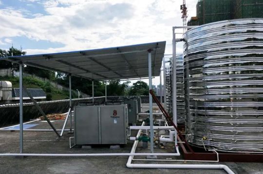 同益空氣能服務(wù)的中國人民解放軍部隊(duì)訓(xùn)練場(chǎng)配套設(shè)施熱水工程圓滿交付