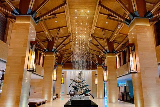 明眾燈飾產品案例，海南文昌溫德姆酒店