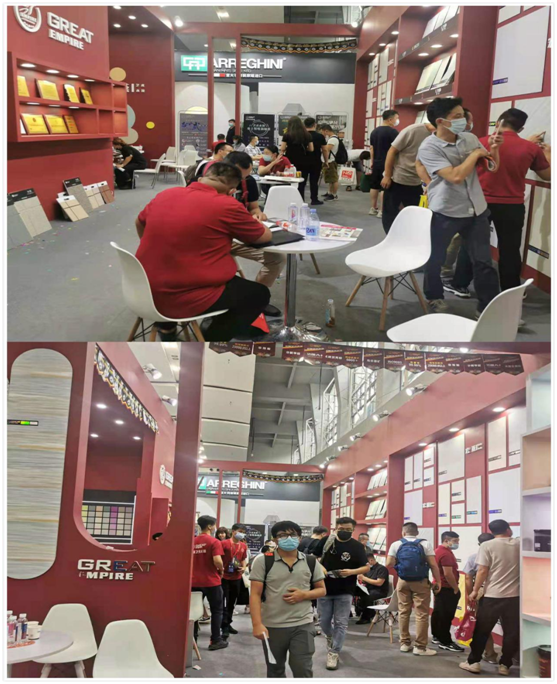 廣州建博會|探尋涂料美學(xué)先行者——宏燕藝術(shù)水漆